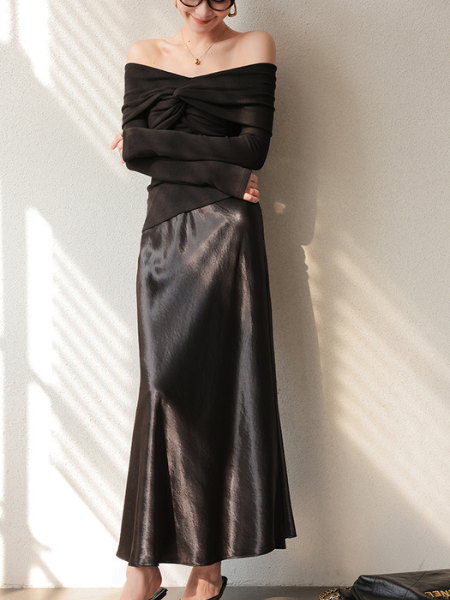 cross design off shoulder tops