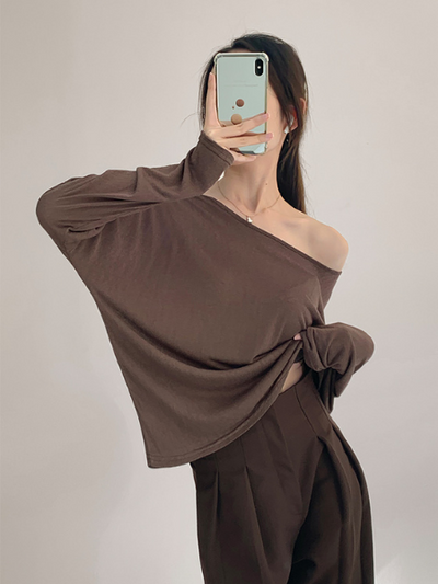 back cross sheer loose tops