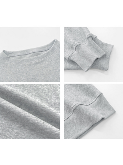 one shoulder oversize sweat