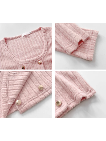 double breast slim fit short tops