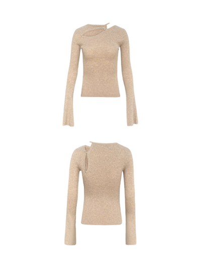 slim fit front open tops