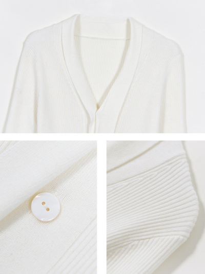 v neck long sleeve design sweater