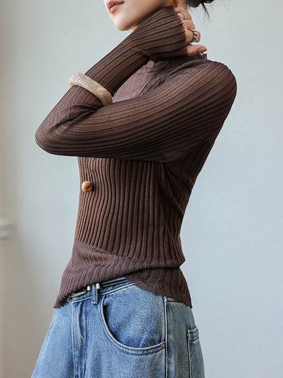 see through long sleeve tops
