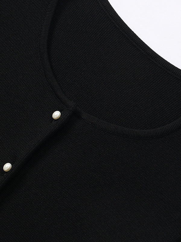 pearl cardigan tank top 2piece set