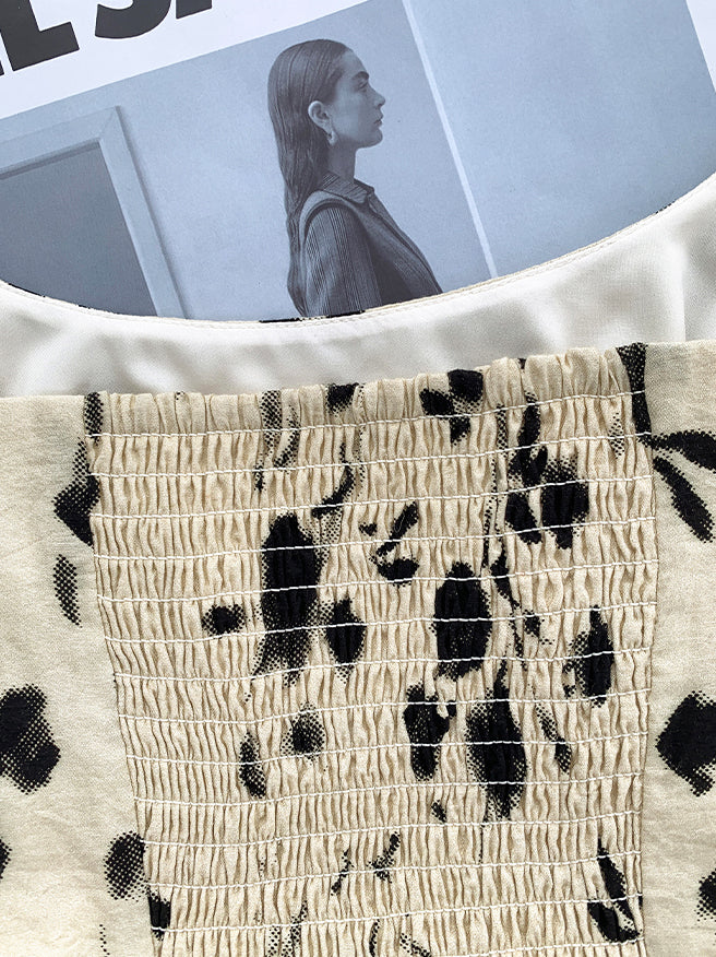 french flower camisole long one piece