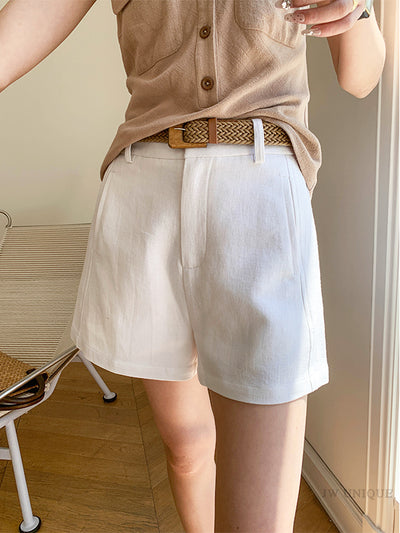 wide leg casual short pants