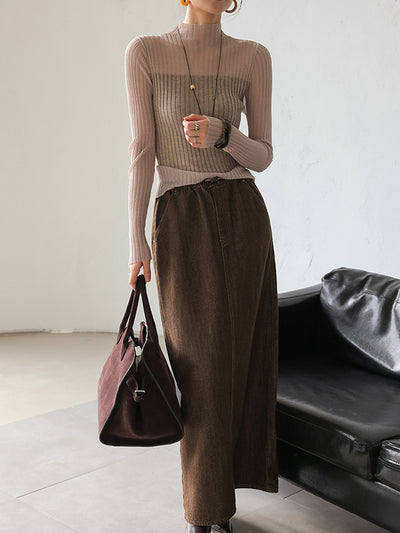 see through long sleeve tops