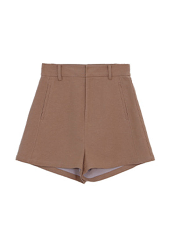 wide leg casual short pants