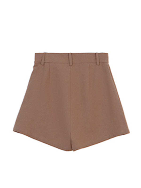 wide leg casual short pants
