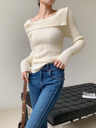 design slim fit sweater