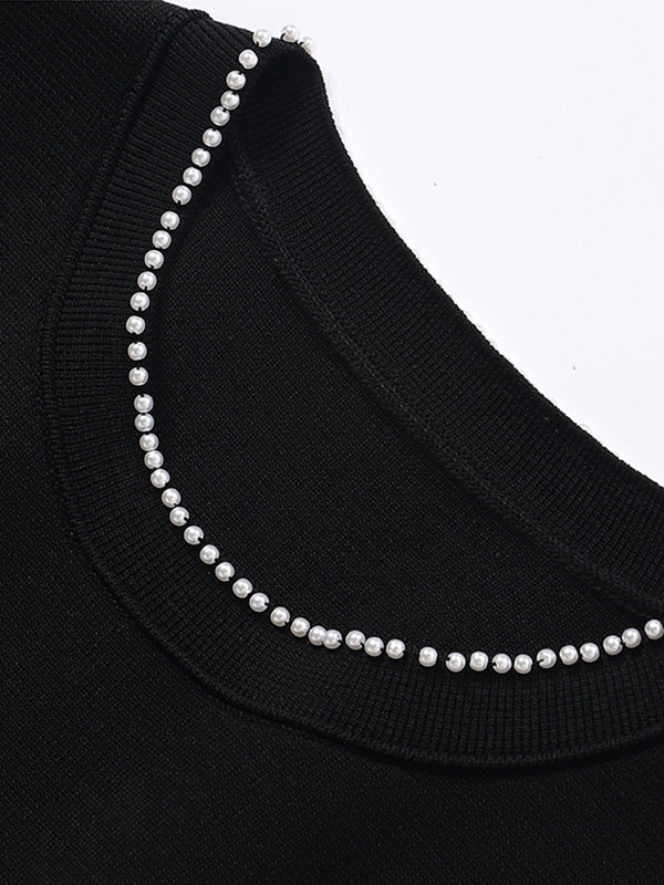 pearl cardigan tank top 2piece set