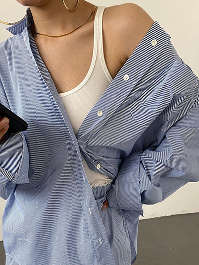 casual shirt lace short pants setup