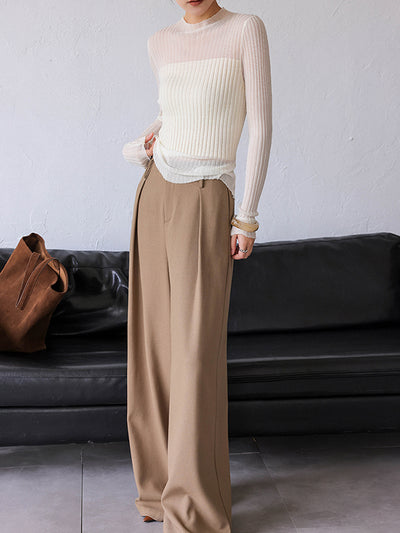 see through long sleeve tops