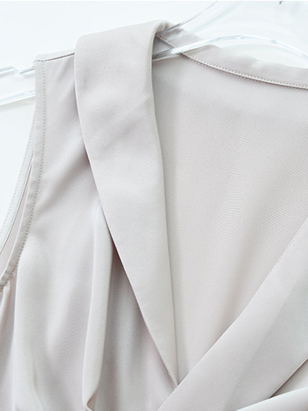 waist slim v neck vest