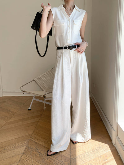 sleeveless vest shirt tops