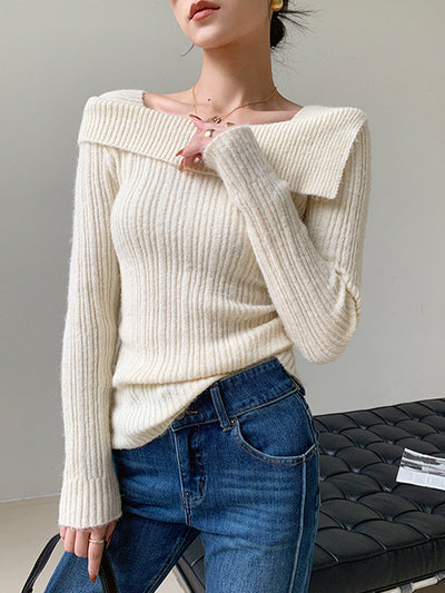 design slim fit sweater