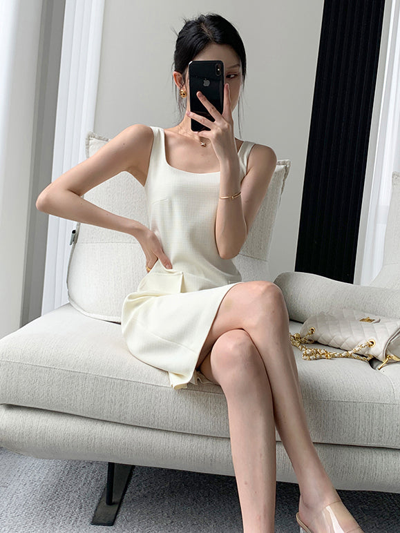 french cardigan tight dress setup