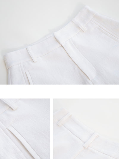 wide leg casual short pants