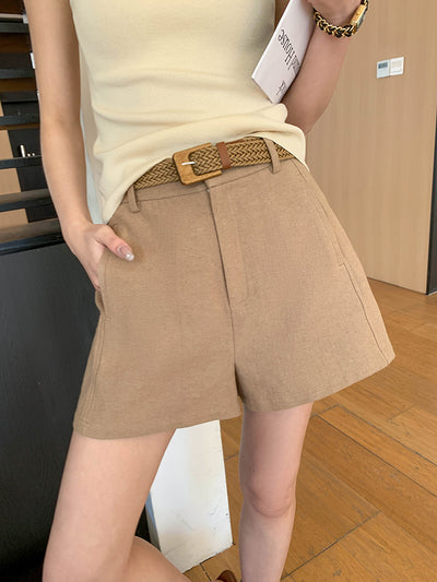 wide leg casual short pants