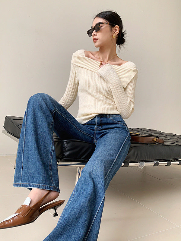 design slim fit sweater