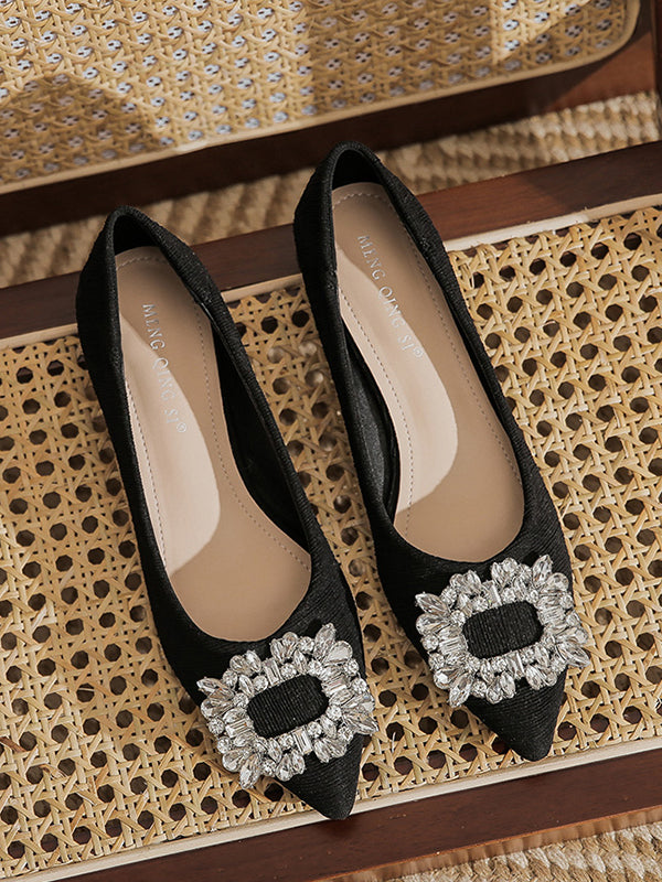 bijou low heel pumps