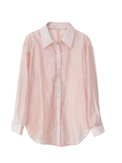 back open sheer shirt